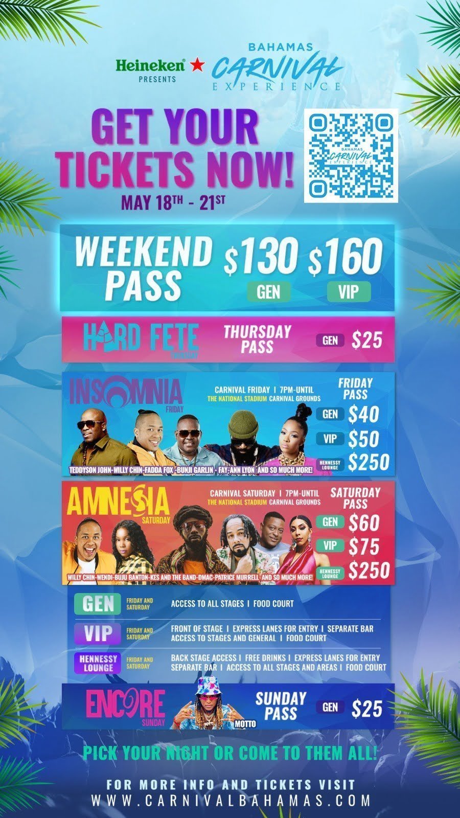 Calendar of Events Bahamas Carnival